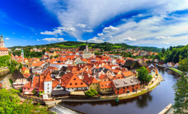 Cesky Krumlov, Europe, Czech Republic, Tourist, Roof