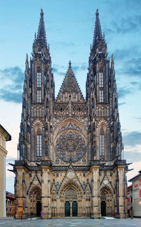 Prague - St. Vitus cathedral in Castle