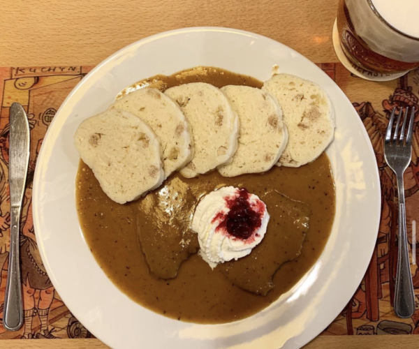 Menú turístico en praga